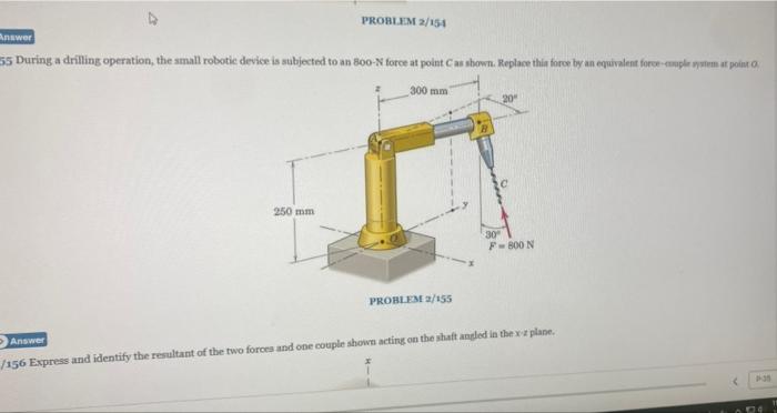 Solved PROBLEM 2/15-4 Answer 55 During a drilling operation, | Chegg.com
