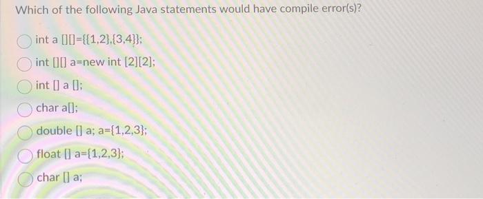 Solved What is the output of the following Java program when | Chegg.com