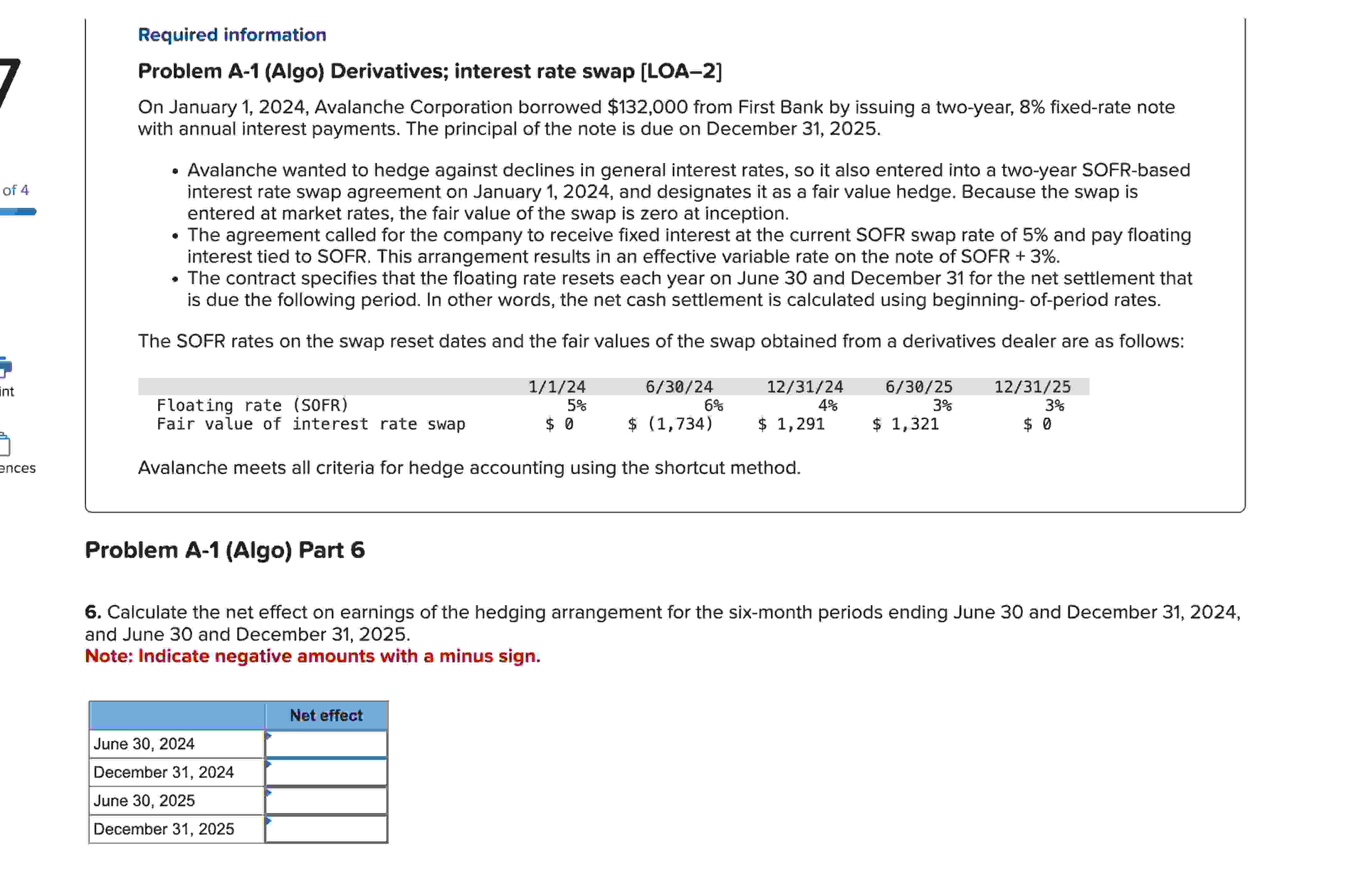 Solved Required InformationProblem A-1 (Algo) ﻿Derivatives; | Chegg.com