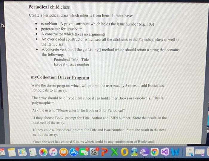 Solved Concept Summary: 1. Object Oriented programming | Chegg.com