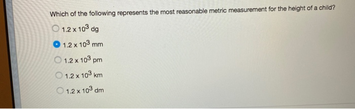 Solved hoose the most reasonable unit of measure. 3) Area of