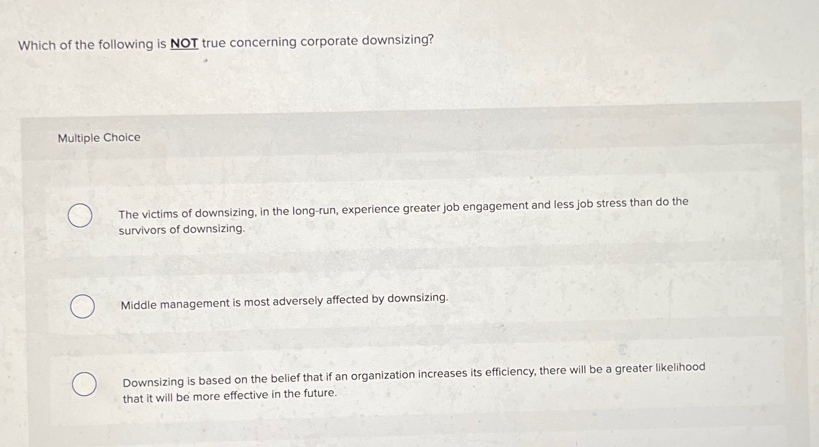 Solved Which of the following is NOT true concerning | Chegg.com