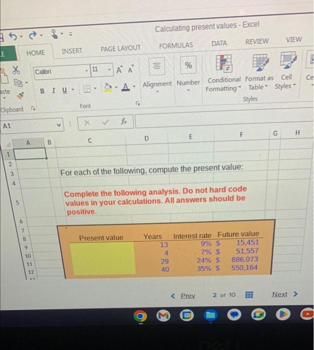 Solved For each of the following, compute the future value: | Chegg.com