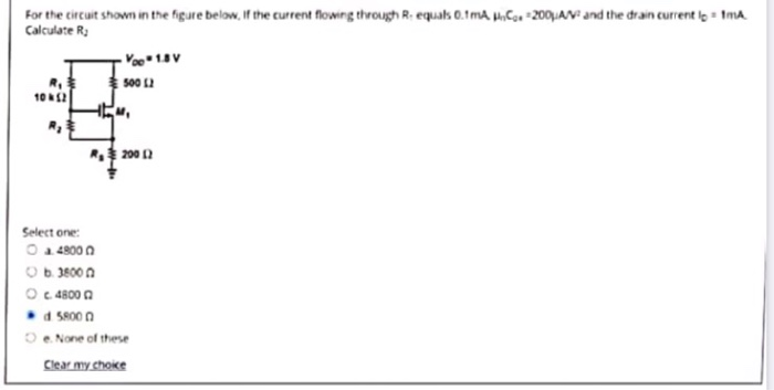 Solved For the circuit shown below, assuming 1 #0 and using | Chegg.com