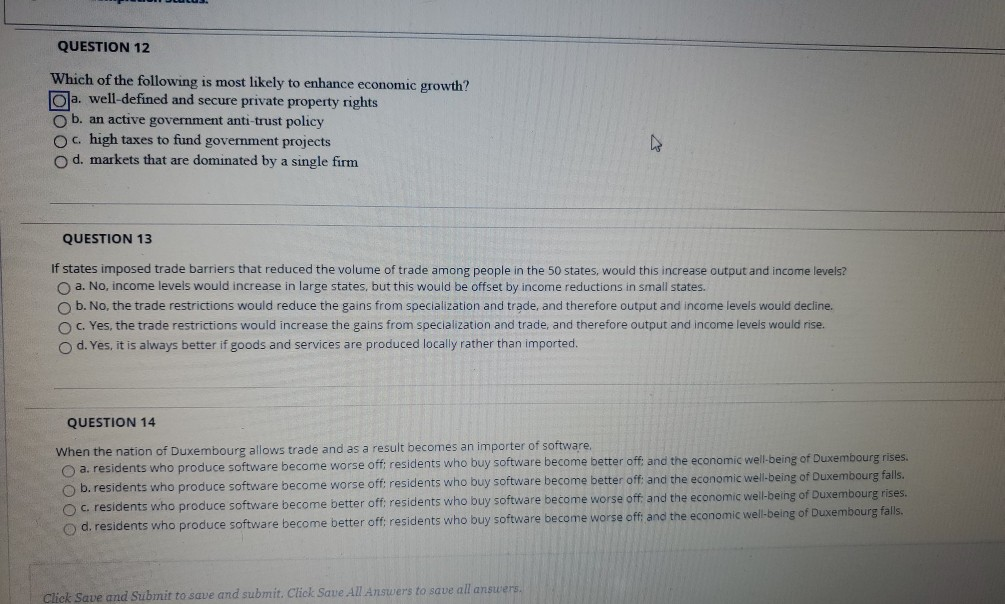 Solved QUESTION 12 Which of the following is most likely to | Chegg.com