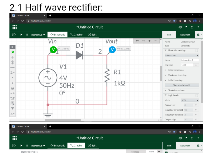 rectifier experiment lab report