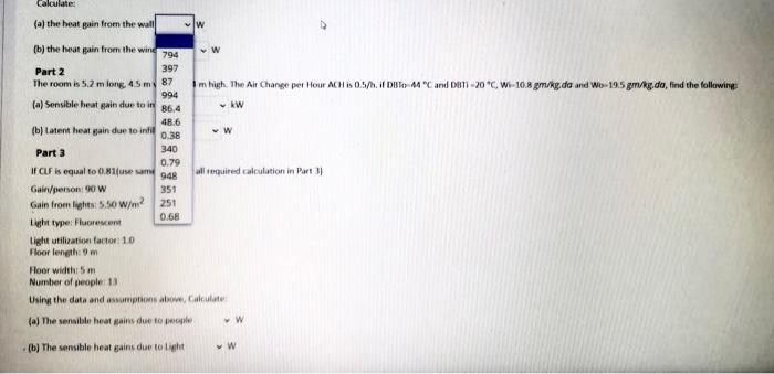 Solved There are three parts of the question, please solve | Chegg.com