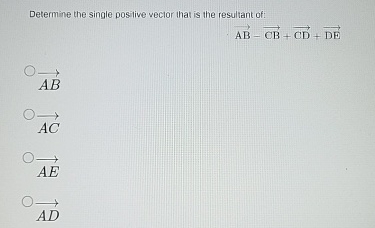 Solved Determine the single positive vector that is the | Chegg.com