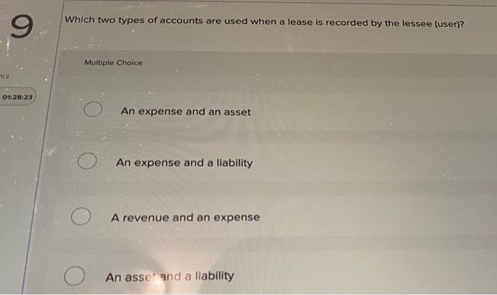 solved-which-two-types-of-accounts-are-used-when-a-lease-is-chegg