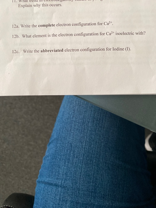 Solved Explain Why This Occurs. 12a. Write The Complete | Chegg.com