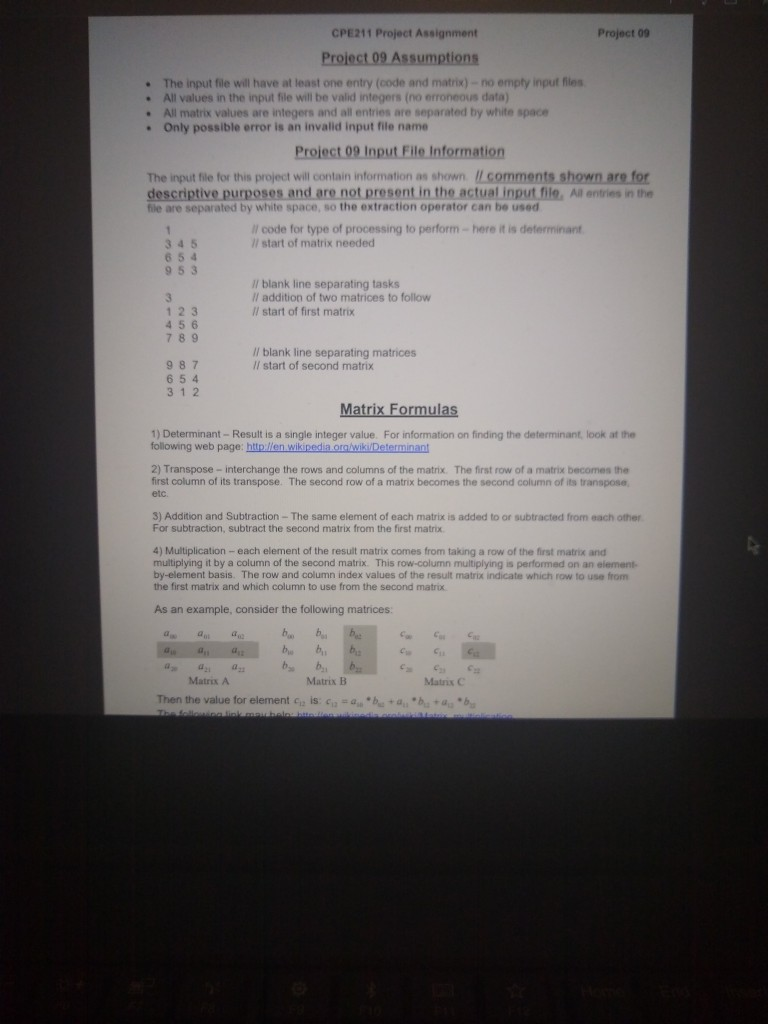 Solved As/Project_09%20(2).pdf + CPE211 Project Assignment | Chegg.com