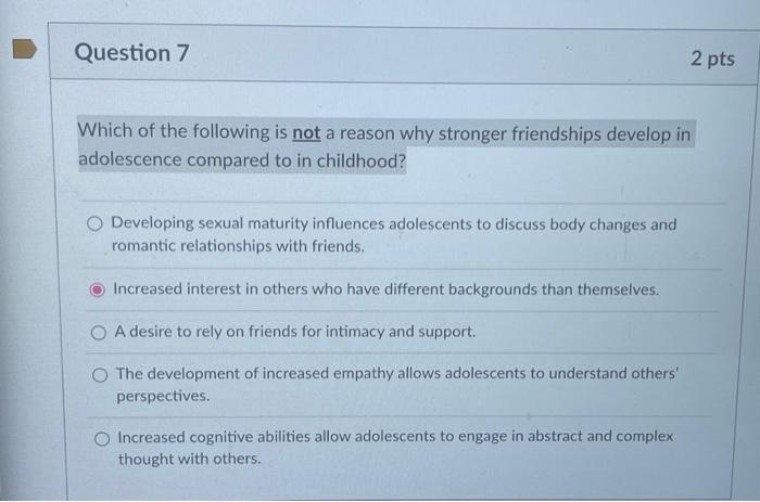 Solved Which of the following is not a reason why stronger | Chegg.com