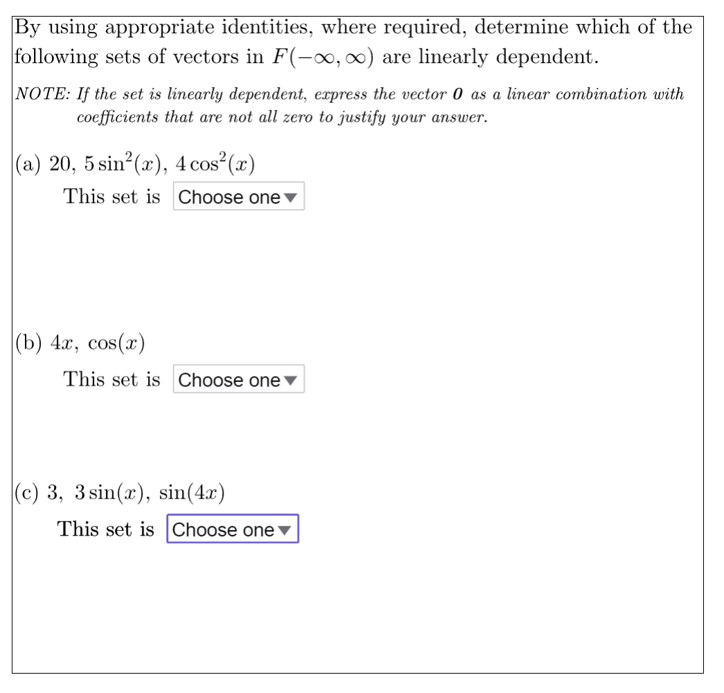 Solved By Using Appropriate Identities Where Required