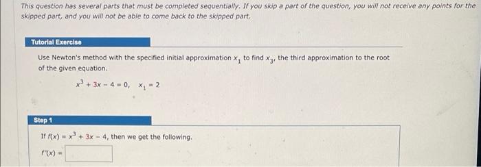 Solved This question has several parts that must be | Chegg.com