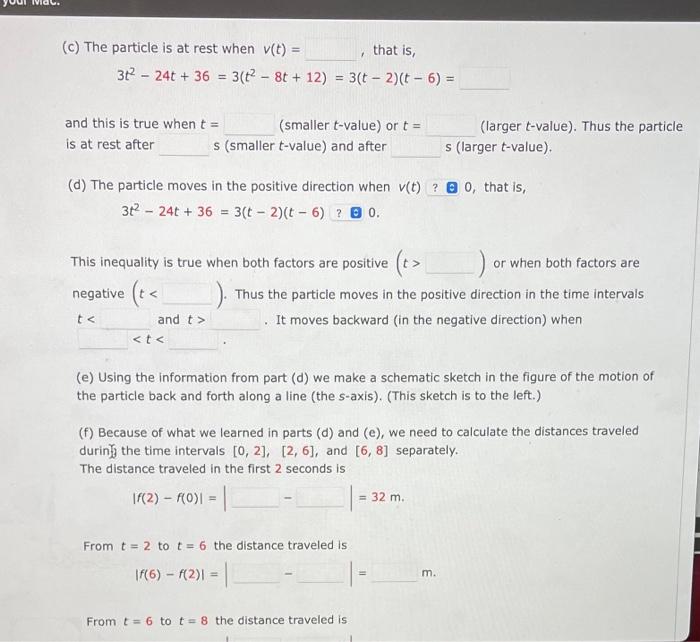 Solved s=f(t)=t3−12t2+36t where t is measured in seconds and | Chegg.com