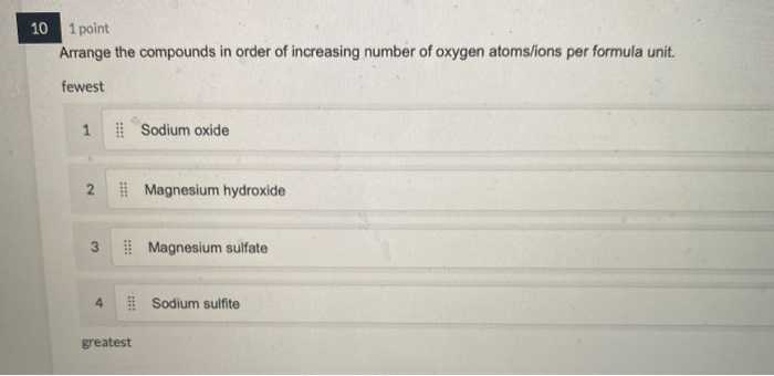 Solved 7 1 point What is the formula of potassium sulfide? | Chegg.com