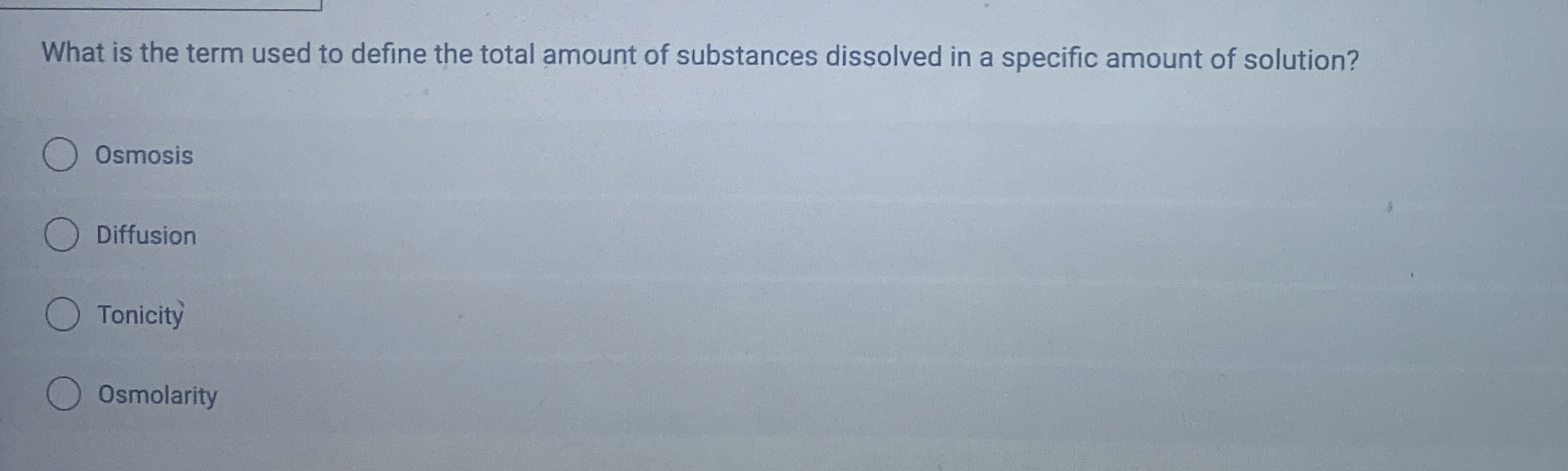 Solved What is the term used to define the total amount of | Chegg.com