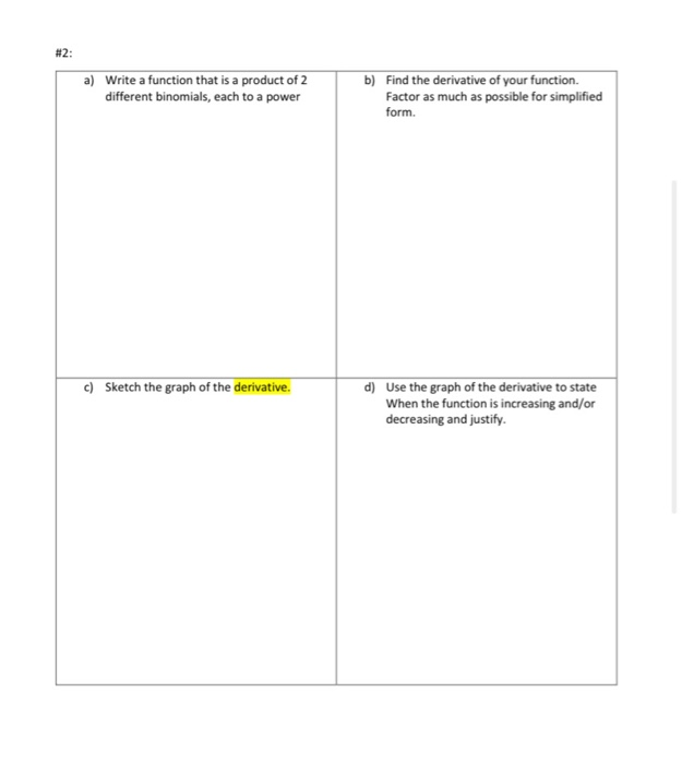 Solved #2: a) Write a function that is a product of 2 | Chegg.com
