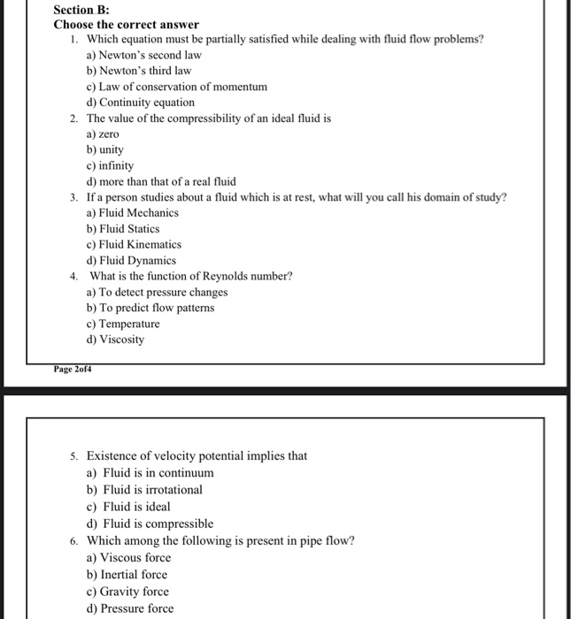 Solved Section B: Choose The Correct Answer 1. Which | Chegg.com