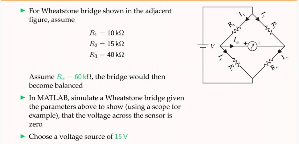 Solved For Wheatstone bridge shown in the adjacent figure, | Chegg.com