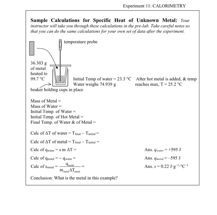 Solved Unknown Metal = Trial 1 Trial 2 Mass of metal (g)