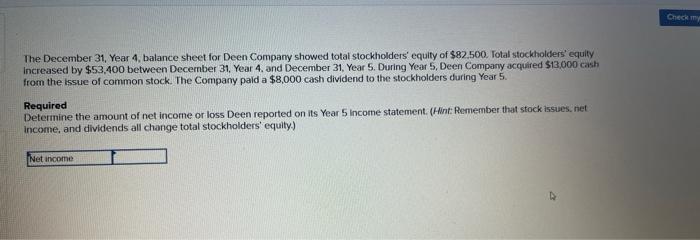 solved-the-december-31-year-4-balance-sheet-for-deen-chegg