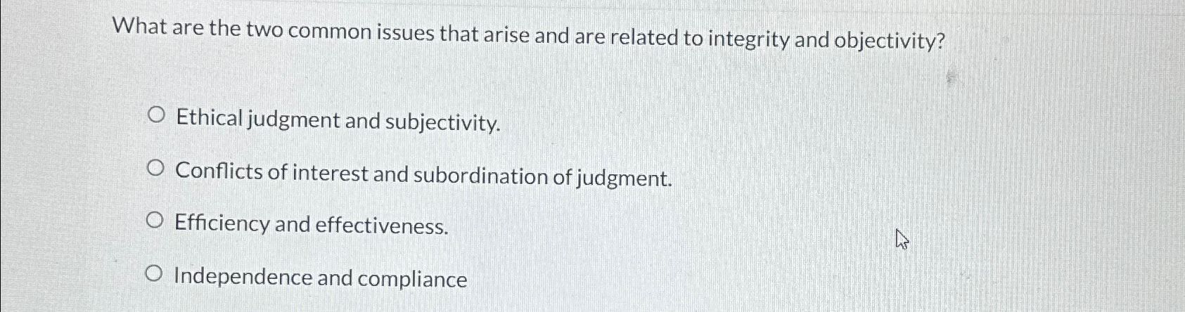 Solved What are the two common issues that arise and are | Chegg.com