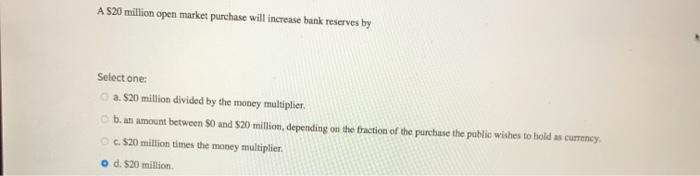 solved-a-20-million-open-market-purchase-will-increase-bank-chegg