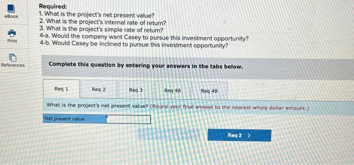 Problem 12-17 (static) Net Present Value Analysis; | Chegg.com