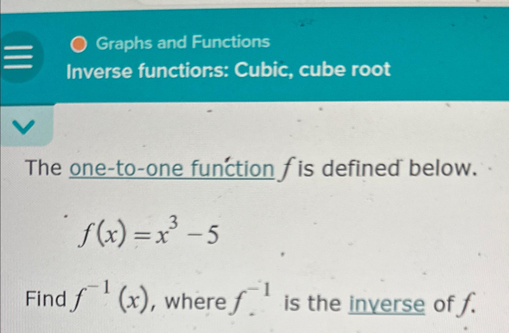 solved-graphs-and-functions-inverse-functions-cubic-cube-chegg