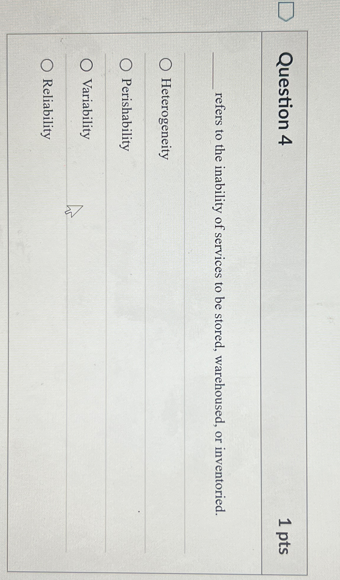 Solved Question 41 ﻿ptsrefers to the inability of services