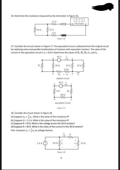 Solved 13. Determine the value of the resistance R in the | Chegg.com