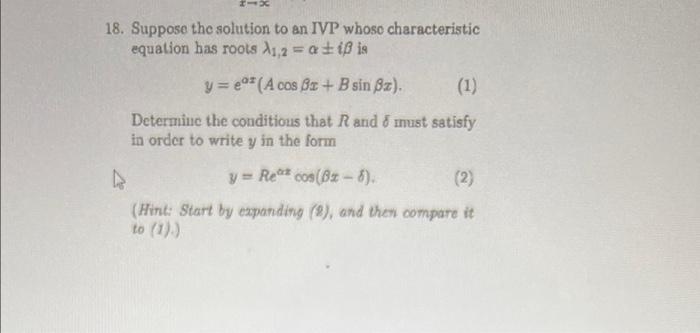 Solved Topic 12: Homogeneous Linear Equations With Constant | Chegg.com