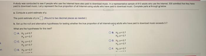 Solved A study was conducted to see if people who use the | Chegg.com