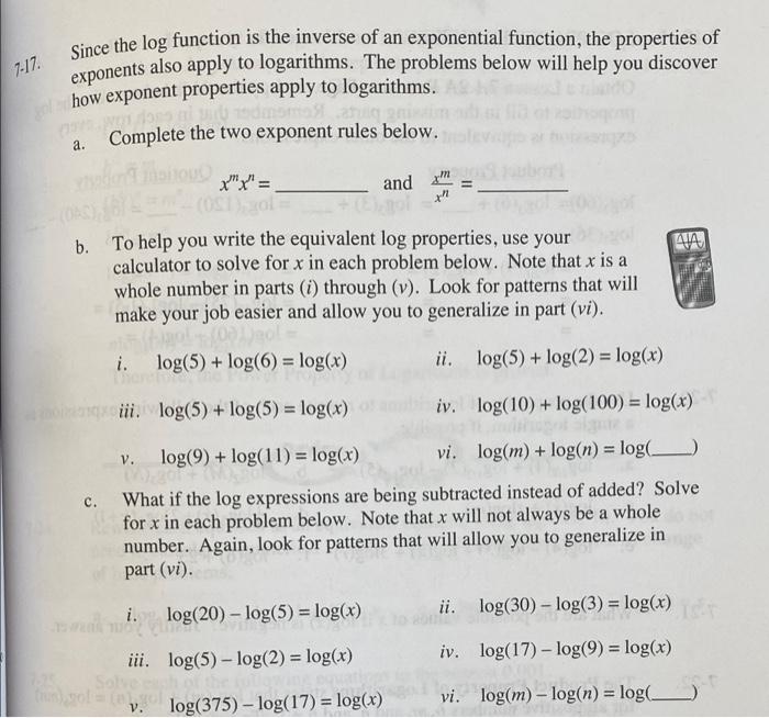 properties of exponential functions