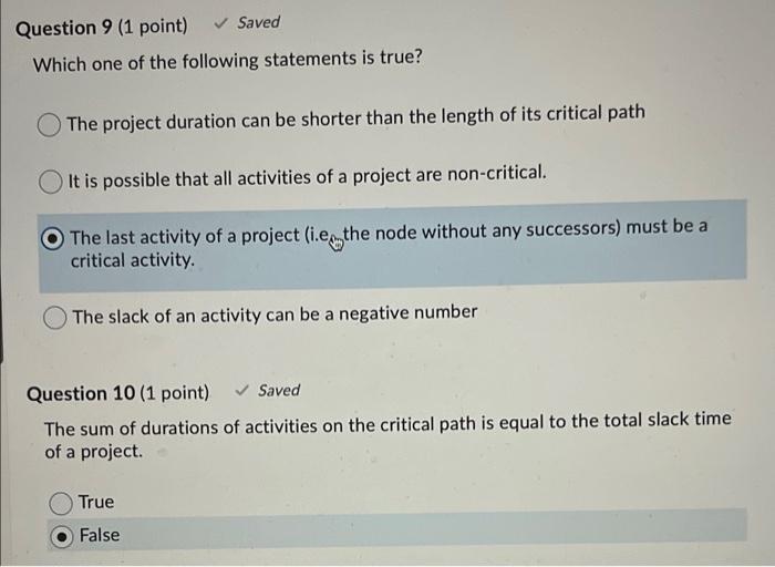 Solved Question 9 (1 Point) Saved Which One Of The Following | Chegg.com