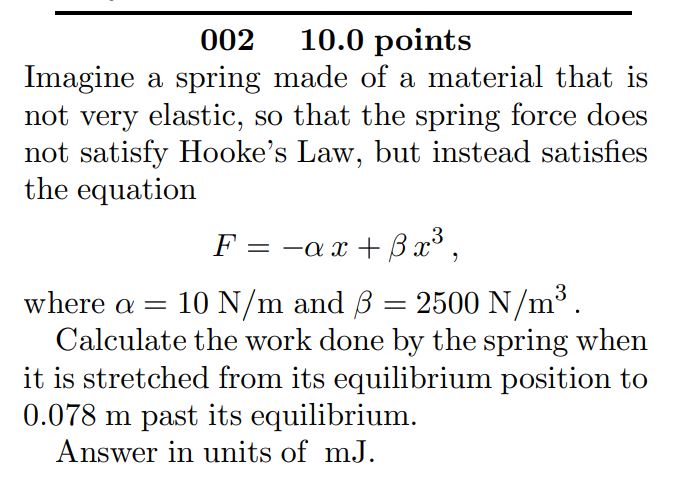 Solved Imagine a spring made of a material that isnot very | Chegg.com