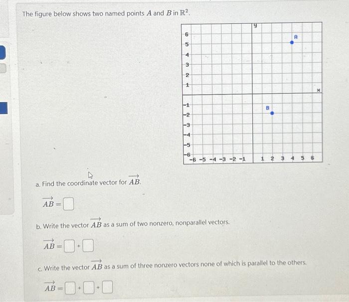 Solved The Figure Below Shows Two Named Points A And B In | Chegg.com