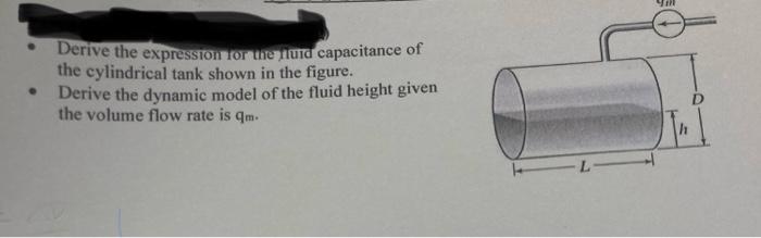 Solved Derive the expression for the fluid capacitance of | Chegg.com