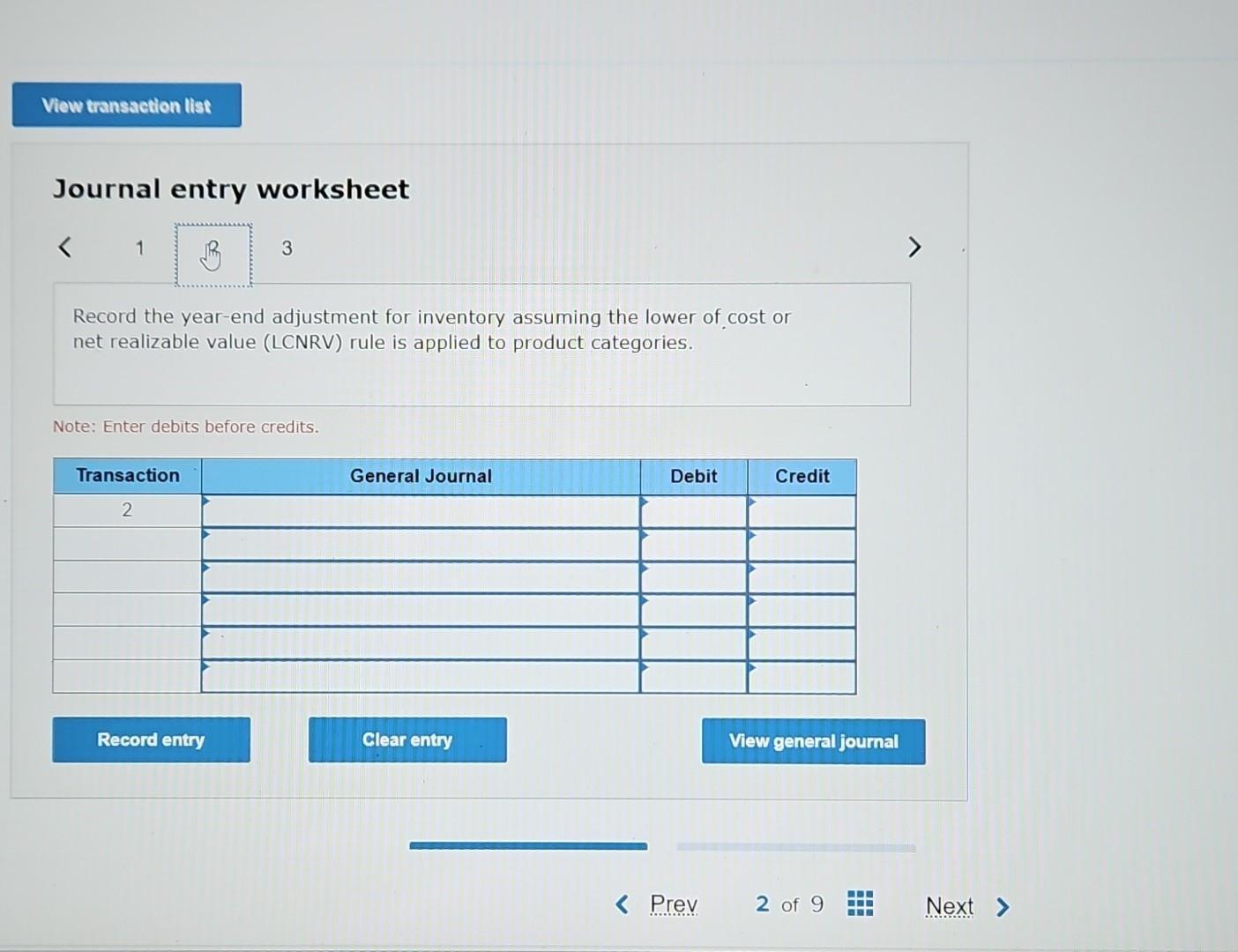 Solved Journal Entry Worksheet Record The Year-end | Chegg.com