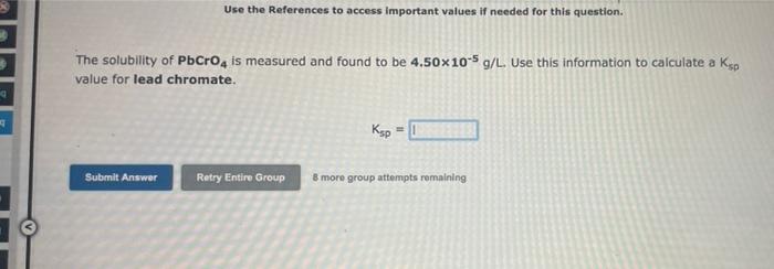 Solved Use the References to access Important values if | Chegg.com