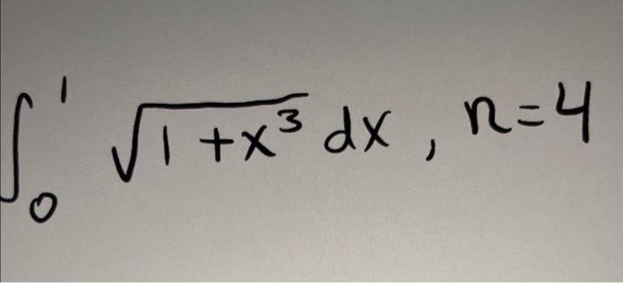 Solved Approximate the given integral using each rule a) | Chegg.com