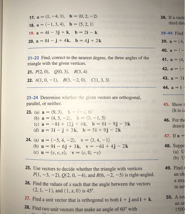 Solved 812 Chapter 12 Woche Geometry Of Want Directions 1 Chegg Com