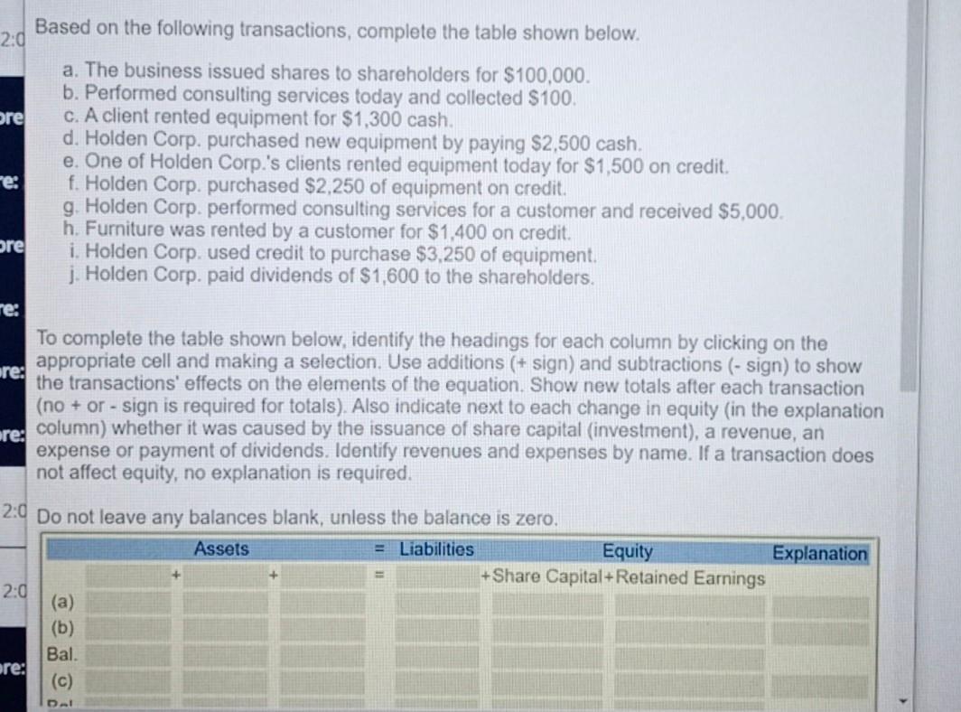 solved-based-on-the-following-transactions-complete-the-chegg