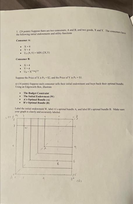 Solved 124 Points) Suppose There Are Two Consumers. A And B | Chegg.com