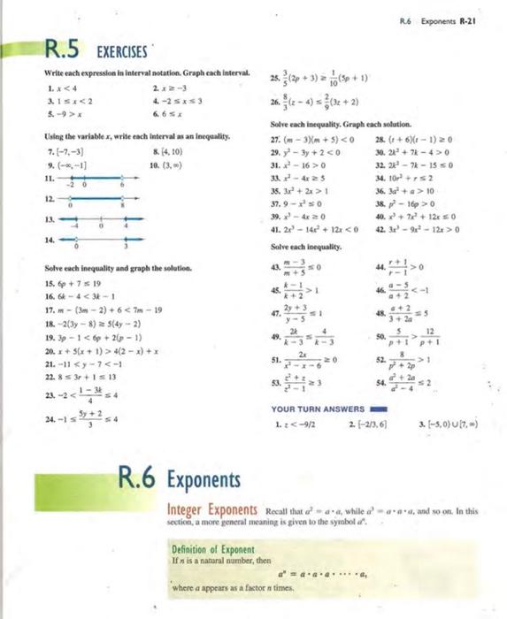 Solved Write each expression in interval notation. Graph | Chegg.com