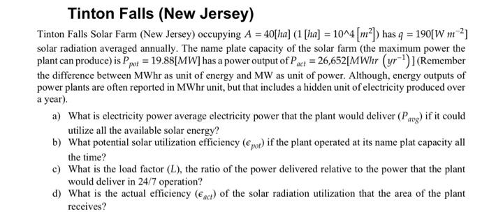 Tinton Falls (New Jersey)
Tinton Falls Solar Farm (New Jersey) occupying \( A=40[h a]\left(1[h a]=10^{\wedge} 4\left[m^{2}\ri