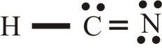 Solved: The following Lewis structures for (a) HCN,(b)C2H2,(C) Sn0 ...