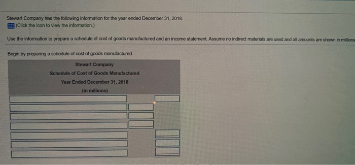 Solved Stewart Company has the following information for the | Chegg.com