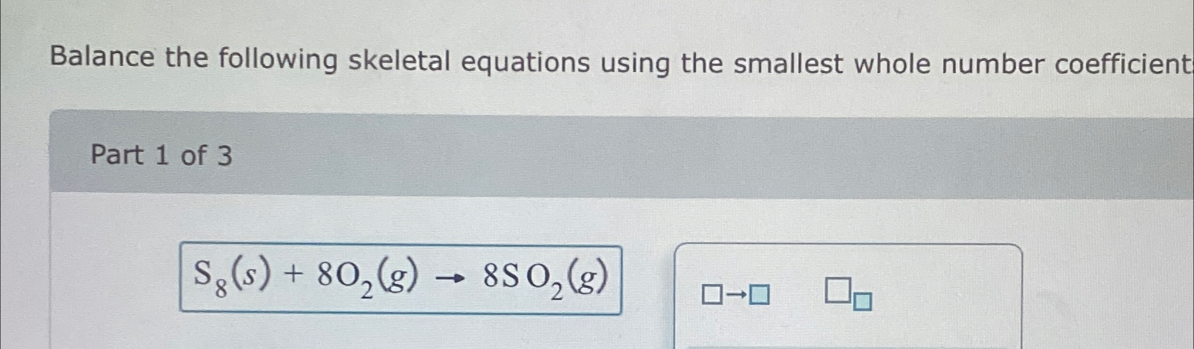 Solved Balance The Following Skeletal Equations Using The | Chegg.com